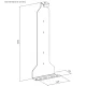 Maclean NanoRS RS180 Wall Mount for PlayStation 5, White