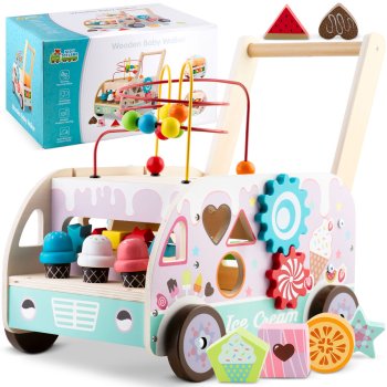 Wooden Kids Push Walker "Ice cream" RK-873 Ricokids