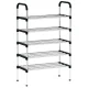 Metal Shoe Rack, 7 Tiers, 140x54.5x28cm