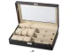 Watch and Glasses Organizer Box, Black