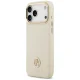 Guess Grained Strass Logo MagSafe Case for iPhone 17 Pro Max, Beige