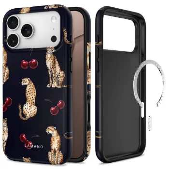 Tech-Protect Lamano MagSafe Case for iPhone 18 Pro Max / 17 Pro Max, Black and Brown