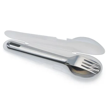 Joseph Joseph GoEat Stainless Steel Travel Cutlery Set, Silver