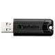 USB Flash Drive Verbatim Store n Go PinStripe 128GB USB 3.0 49319, Black