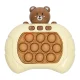 Electronic antistress sensory game with bear