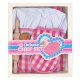 Kids Chef Set with Apron and Hat for Cooking and Baking 26646, Pink