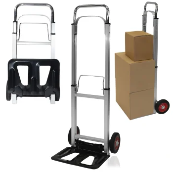 Folding Aluminium Hand Truck Sack Trolley 90 kg