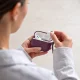 Tech-Protect Silicone Hook case for Apple AirPods 3, burgundy