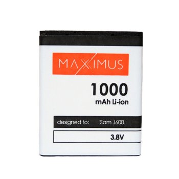 Maxximus Battery for Samsung J600 M600 S8300 C3050 S7350 1000mAh