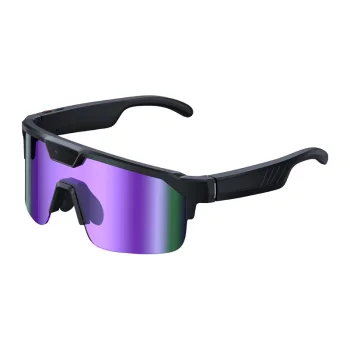 Zeblaze Q01 AI Sports Sunglasses with Camera, Purple