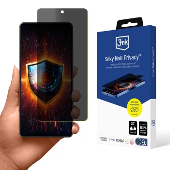 Privacy Screen Protector Film 3mk Silky Matt Privacy for Xiaomi Poco M7 Pro 5G