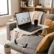 Folding Laptop Desk Bed Tray Table ModernHome 60x40 cm, White