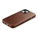 iCarer Leather Case for iPhone 14 Plus with MagSafe, Brown