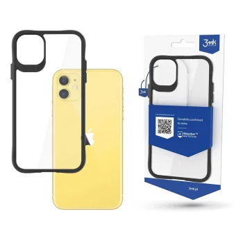 Apple iPhone 11 6.1'' 3MK Clear Satin Armor+ Case Cover, Transparent