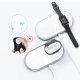 Choetech T317 2in1 bezvadu lādētājs viedtālruņiem un Apple Watch, balts