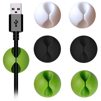 Cable Organizer Clips, 6 pcs