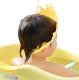 baby bath rinse shield crown yellow
