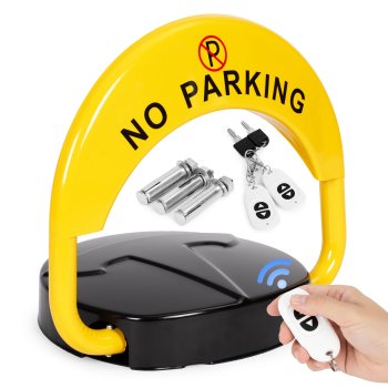 Multistore Remote Control Parking Barrier with Alarm, 40 cm