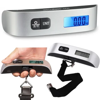 Handheld Digital Luggage Scale for Travel, 50kg Capacity