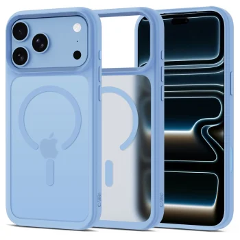 Tech-Protect Magmat Magsafe CC Case for iPhone 18 Pro / 17 Pro, Light Blue