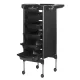 Gabbiano FX11-5 Hairdressing Trolley, Black
