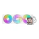 Liquid CPU Cooler DarkFlash DV360S MAX White, 360mm AIO, 3.95\" IPS, ARGB