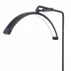 LED Half Moon Lamp 40W for Estheticians and Lash Techs, Black