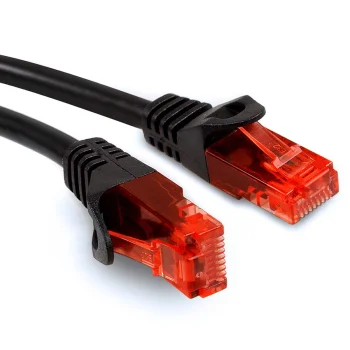 Maclean MCTV-741 UTP Cat6 Network Cable, 20m, Black