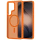Tech-Protect Magmat MagSafe Case for Samsung Galaxy S26 Ultra - Matte Orange