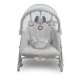 Nukido Baby Bouncer Rocker with Vibration, Grey