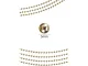 Gold Bead Garland for Christmas Tree 5m