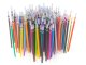 Colored Gel Pens Set in Case, 120 pcs. + 120 Rods