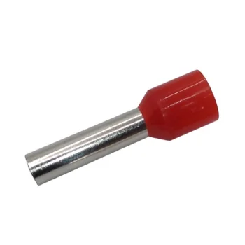 Insulated Cord End Terminals for 10mm² / 7AWG Cable, 100 pcs, Red