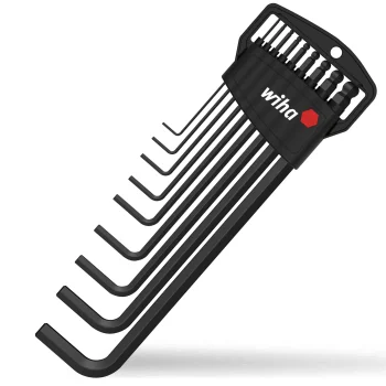 Wiha Hex Key L-Key Set with Classic Holder, 10-Piece