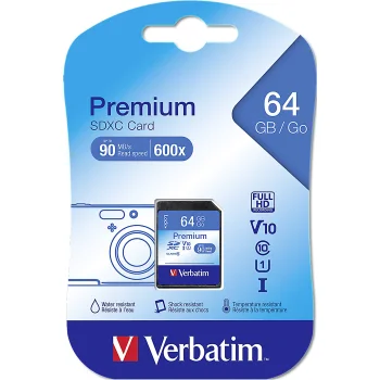 Verbatim SDXC atminties kortelė 64 GB Class 10 UHS-I U1