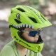 Rockbros TT-32003 Shark Kids Bike Helmet with Detachable Jaw S (48-52), Green