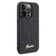 Apple iPhone 13 Pro Max 6.7\'\' Guess Disco Metal Script Case Cover, Black