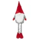 Christmas Gnome Ruhhy with Telescopic Legs 85–105 cm, Red/Grey