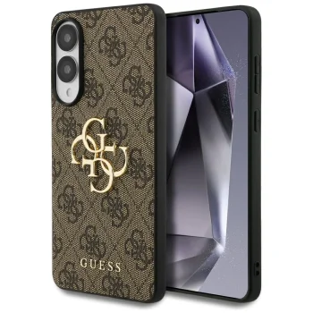 Guess 4G Big Logo Case for Samsung Galaxy S25 Edge, Brown