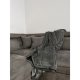 Ruhhy 00022695 Soft and Thick Blanket 160x200 cm, Grey