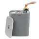 Joseph Joseph Tota Trio 90L Laundry Separation Basket, Grey
