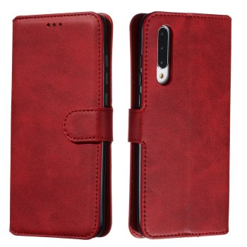 Xiaomi Mi 9 Lite / CC9 / CC9mt Classic Wallet Leather Book Case Cover, Red
