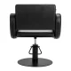 Hairdressing Chair Gabbiano Sewilla Black with Black Base