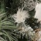 Glass New Year Christmas Tree Decorations Angels, 6 pcs.