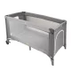 Foldable Travel Cot and Playpen 2 in 1 with Mattress, 60x120 cm, Grey