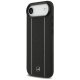 Mercedes Leather Star Pattern Stripes MagSafe Case for iPhone Air Black