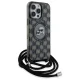 Karl Lagerfeld iPhone 16 Pro Case IML Crossbody Monogram MagSafe, Black
