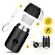 4Fizjo Stainless Steel Food Flask 720 ml, Black