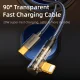 Joyroom S-CL020A6 Angled Lightning to USB-C Cable 20W 1.2m Blue