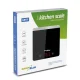 GreenBlue GB171 Digital Kitchen Scale, 5kg/1g, Black
